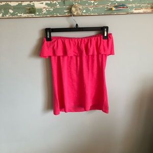 LILLY PULITZER never worn ruffle tube top 🌺🌞